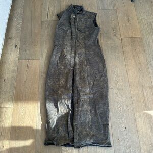 FASHION NOVA - JEAN ACID WASH MAXI DRESS